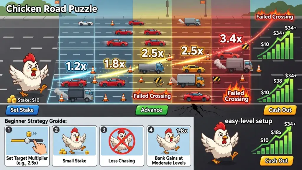 Chicken Road Puzzle: How to Play, Beginner Strategy, and Easy Level Walkthrough